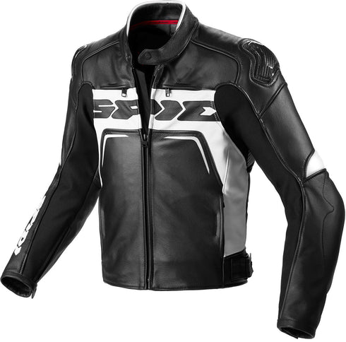 Geaca Moto Spidi Carbo Rider Black/White
